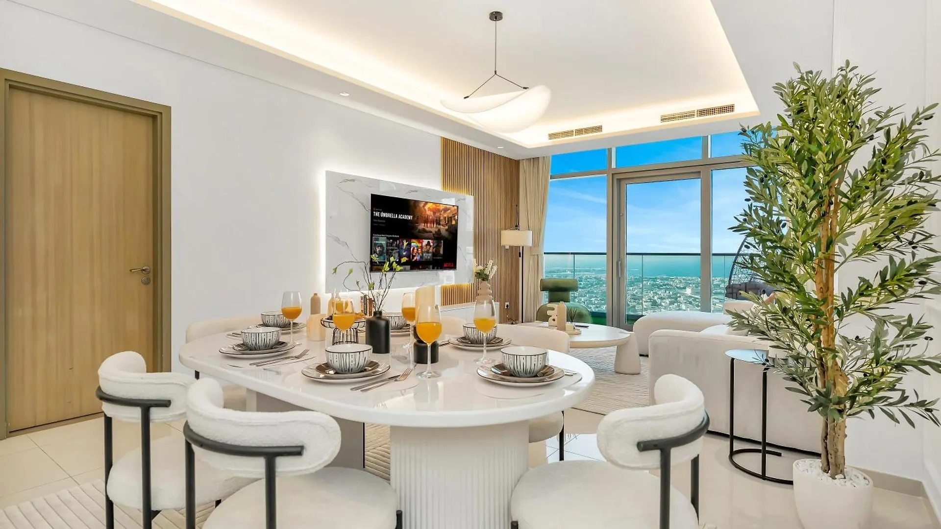 5 Star High Rise Luxury Apartment, Infinity Pool With Stunning Burj View - Brand New Apartment Dubai